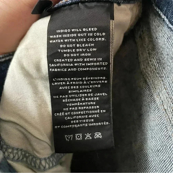 J Brand | Blue Rise Reunion Patchwork Design Skinny Jeans - Picture 4 of 10